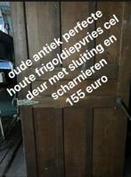 oude antieke houte frigo deur, Ophalen, Gebruikt