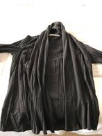 CORA KEMPERMAN BLOUSE VEST TUNING ZWART CRINKLE ZGSTAAT, Ophalen of Verzenden, Maat 42/44 (L), Zwart