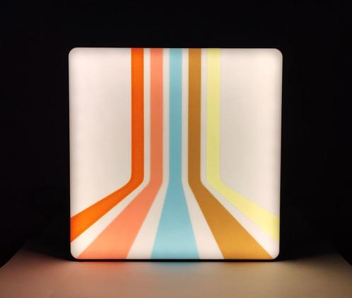 Vintage LED Lightbox – Sfeerlamp in retro stijl, Huis en Inrichting, Lampen | Losse lampen, Nieuw, Led-lamp, Minder dan 30 watt