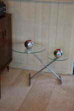 bijzettafeltje, Gebruikt, Metaal of Aluminium, Rond, 55 tot 75 cm