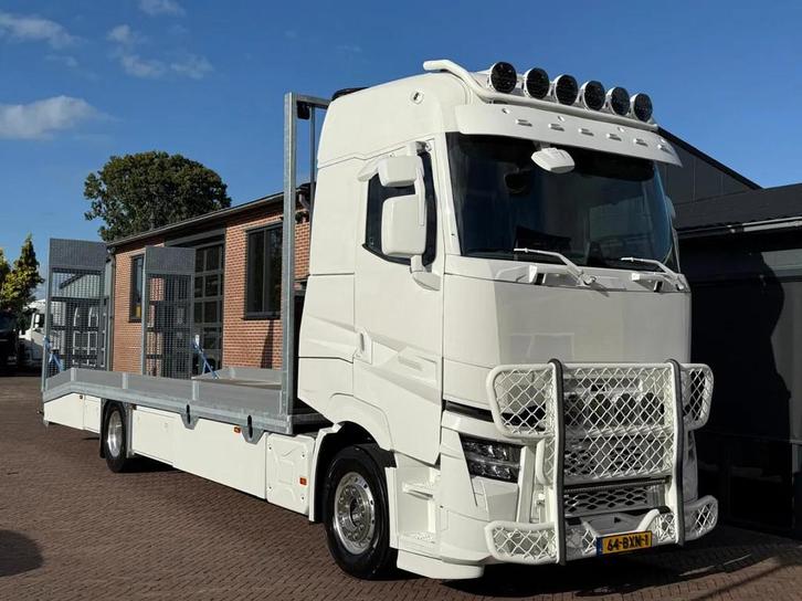 Renault T530 HIGH Unused 488km Machine Transporter Full Opti, Auto's, Vrachtwagens, Renault, Diesel, Euro 6, Automaat, Wit, Achterwielaandrijving