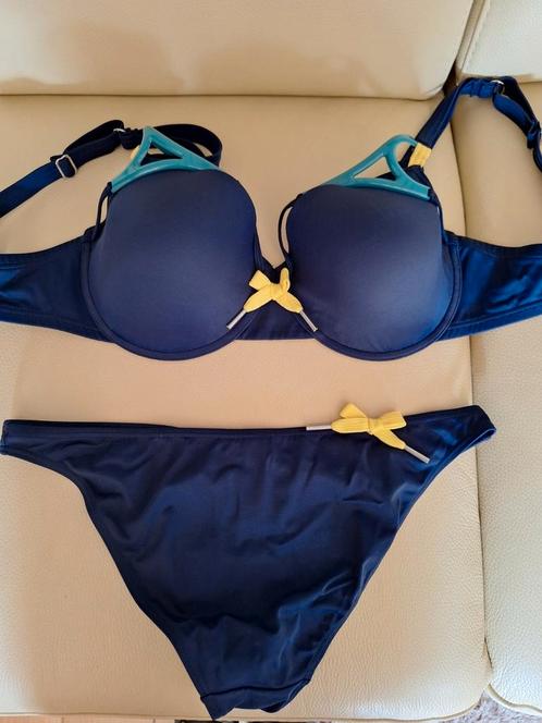 Blauwe bikini MARLIES DEKKERS 75 E, Kleding | Dames, Badmode en Zwemkleding, Zo goed als nieuw, Bikini, Blauw, Ophalen