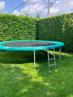 Trampoline kadee, Sport en Fitness, Turnen, Ophalen, Gebruikt, Groen, Materiaal