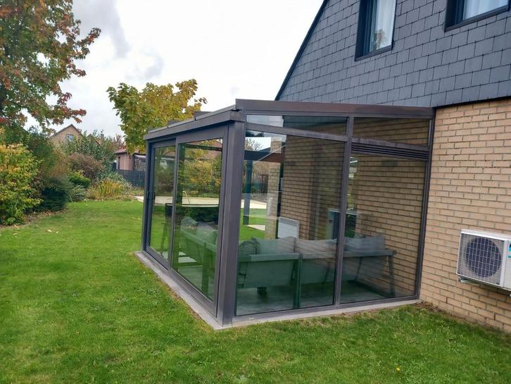 Veranda Breedte 4 m x diepte 3 m, Tuin en Terras, Overkappingen, Zo goed als nieuw, Veranda, Ophalen