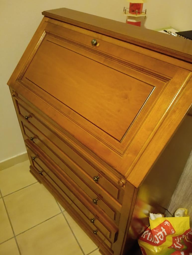 Stijlvolle Klassieke Secretaire, Ophalen, Zo goed als nieuw