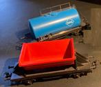 2051b. 2 wagons H0 Märklin., Hobby & Loisirs créatifs, Trains miniatures | HO, Utilisé, Enlèvement ou Envoi, Wagon, Märklin