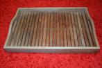 Teakhouten dienblad, Huis en Inrichting, Woonaccessoires | Dienbladen, Ophalen of Verzenden, Gebruikt, Rechthoekig, Hout