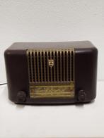Jaren ’50 Philips bakeliet buizenradio -Philetta 54-L (BD233, Ophalen of Verzenden