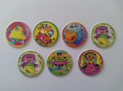 Vintage 7x Flippo's - Suzy Poks - Karton - Mooie staat, Verzamelen, Flippo's, Losse flippo's, Ophalen of Verzenden