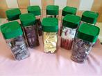 Voorraadpotten met gratis suiker (10 stuks)., Ophalen, Nieuw, Glas, Pot, Bus of Blik