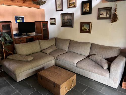 Optisofa hoekzetel comfortabel & slaapbaar, Huis en Inrichting, Zetels | Complete zithoeken, Gebruikt, Stof, Ophalen