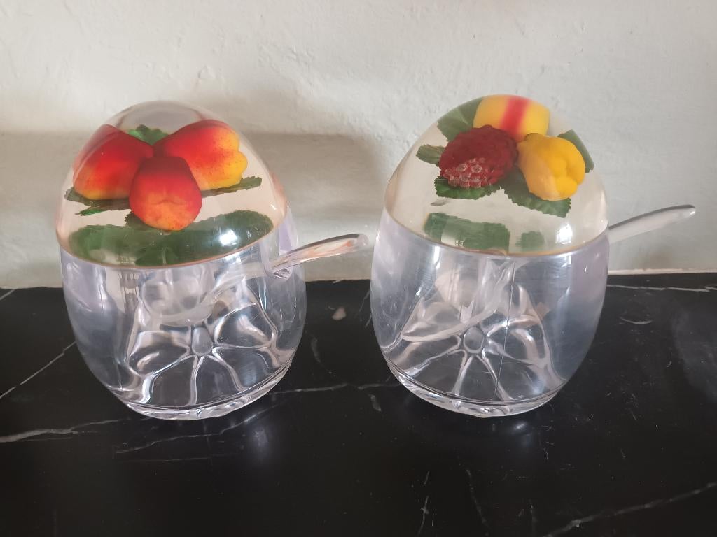 Vintage confituurpotjes, Ophalen of Verzenden