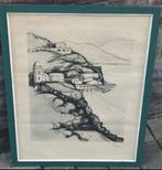 Lithographie signe Fernand maron, Ophalen of Verzenden