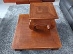 Tables de salon en bois style BALI, Moins de 50 cm, Carré, Enlèvement, Utilisé