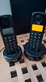 2 draadloze telefoons van philips plus handleiding, Enlèvement ou Envoi, Comme neuf, 2 combinés
