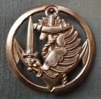 FRANCE / PARA / insigne de béret R.P.I.M.A. ( 2em modèle ), Emblème ou Badge, Marine, Envoi