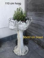 Decoratieve bloembak volledig in beton, 60 cm of meer, Beton, Tuin, Gebruikt
