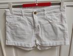 Wit jeansshortje van H&M, maat 158, Meisje, Ophalen of Verzenden, Broek, Zo goed als nieuw