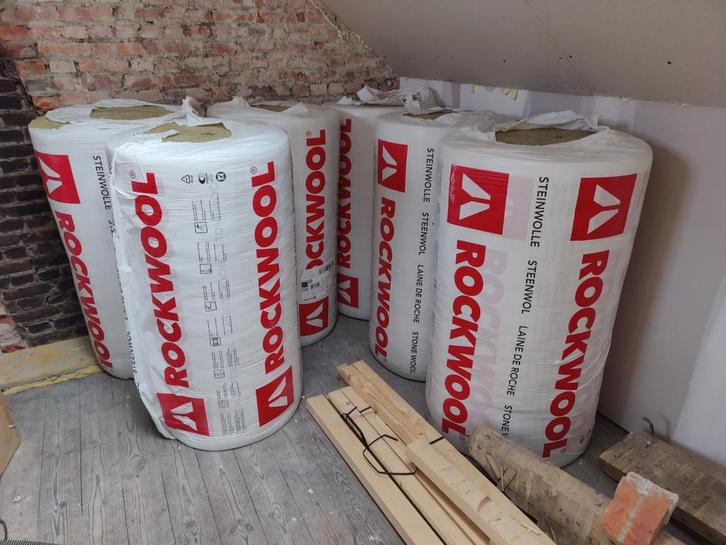 12 rollen Rockwool flexi plus isolatie voor hellend dak, Doe-het-zelf en Bouw, Isolatie en Afdichting, Nieuw, Ophalen