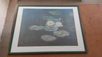 Lijst/kader met afbeelding waterlelies naar Claude Monet, Zo goed als nieuw, Ophalen