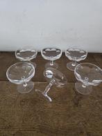 18 antieke mini-kristallen champagnebekertjes - Babychamp, Ophalen