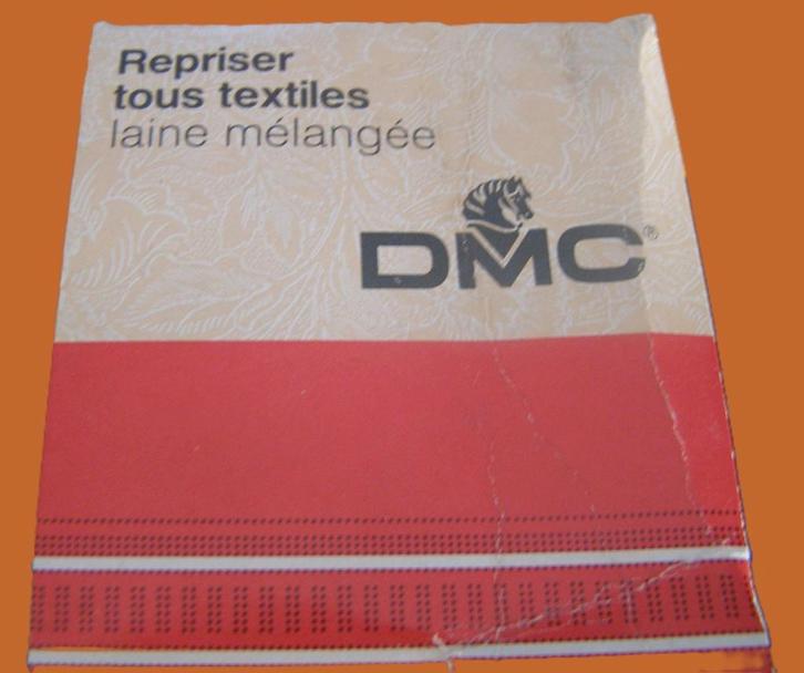 DMC fil à repriser tous textiles : 5 cartes + boîte, Antiquités & Art, Curiosités & Brocante, Enlèvement ou Envoi