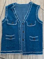 Vest blauw "denim", Vêtements | Femmes, Pulls & Gilets, Bleu, Taille 42/44 (L), Enlèvement, Neuf
