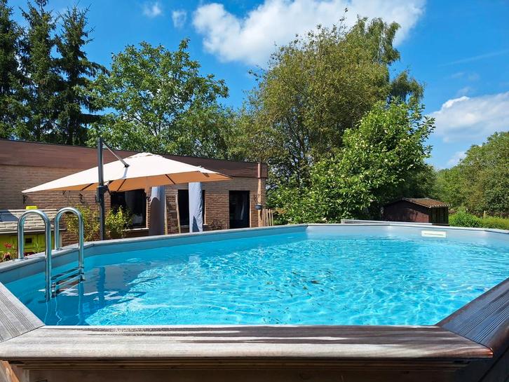 Instapklare gelijkvloerse woning.Zwembad.Zonnepanelen.EPC  C, Immo, Huizen en Appartementen te koop