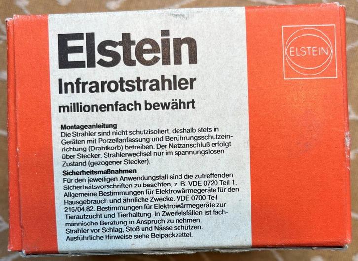 Elstein infraroodlamp, Elektronische apparatuur, Persoonlijke Verzorgingsapparatuur, Ophalen