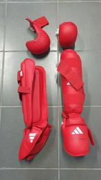 Karate been- en handbeschermers rood Merk Adidas, Sport en Fitness, Vechtsporten en Zelfverdediging, Vechtsportbescherming, Ophalen of Verzenden