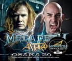 3 CD's MEGADETH / ANTHRAX - Live in Osaka 2017, Neuf, dans son emballage, Envoi