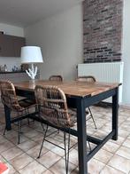 eettafel en stoelen, Huis en Inrichting, Ophalen, Zo goed als nieuw