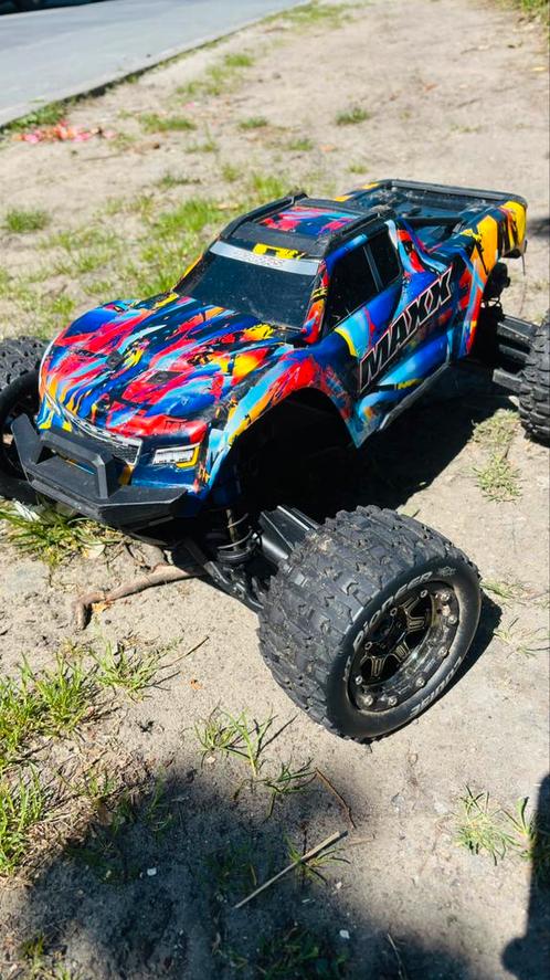 RC Traxxas wide Maxx, Hobby en Vrije tijd, Modelbouw | Radiografisch | Auto's, Gebruikt, Ophalen