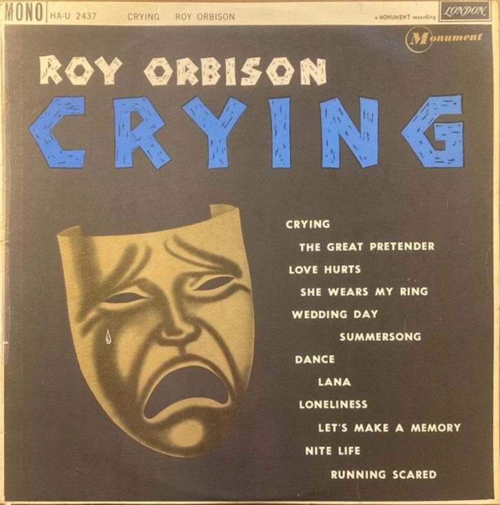 Roy Orbison – Crying, Cd's en Dvd's, Vinyl | Rock, Gebruikt, Rock-'n-Roll, 12 inch, Ophalen of Verzenden