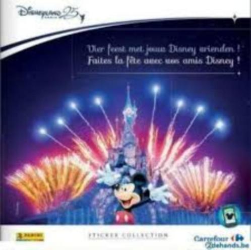 Stickers panini Carrefour 25 jaar Disneyland Parijs, Collections, Autocollants, Enlèvement ou Envoi