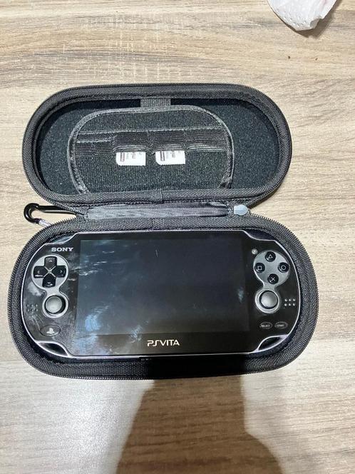 sony ps vita + spel, Games en Spelcomputers, Spelcomputers | Sony PlayStation Vita, Gebruikt, Zwart, Met games, Met camera, Ophalen