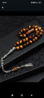 Pierre précieuse Tasbih oeil de tigre brun / bleu, Enlèvement ou Envoi, Neuf
