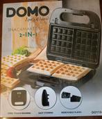 Gaufrier et croque-monsieur neuf 2 en 1, Elektronische apparatuur, Wafelijzers, Ophalen, Uitneembare platen, Nieuw