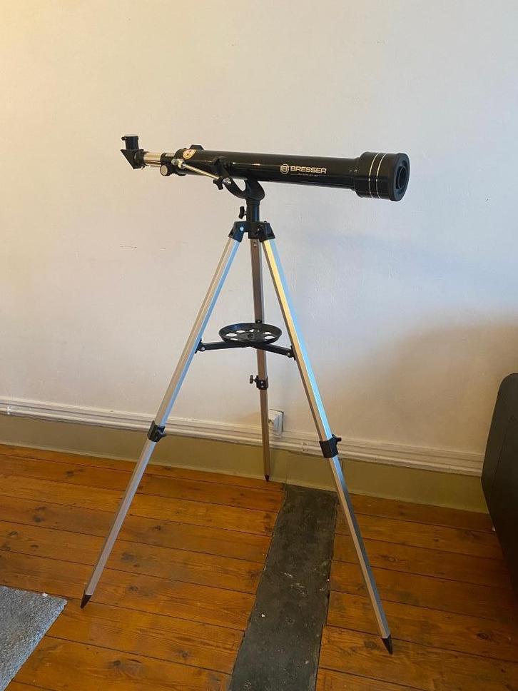 Bresser Arcturus 60/700 telescoop, Audio, Tv en Foto, Optische apparatuur | Telescopen, Nieuw, Lenzentelescoop (refractor), Ophalen
