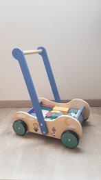 Lupilu houten blokken loopwagen., Enfants & Bébés, Comme neuf, Enlèvement ou Envoi