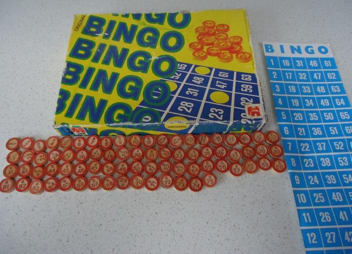 Vintage Original "Bingo" van Jumbo (nr. 344)  in prima staat, Hobby en Vrije tijd, Gezelschapsspellen | Overige, Zo goed als nieuw