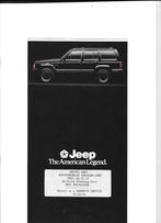 JEEP 1991, Livres, Autos | Brochures & Magazines, Enlèvement ou Envoi, Comme neuf, Autres marques