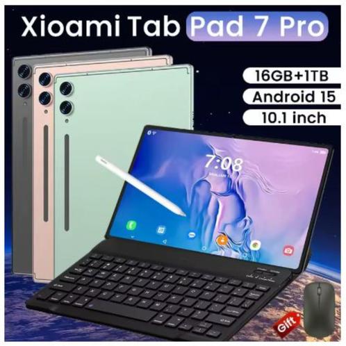 Tabet Android 15 16 GB + 1 TB, 10000 mAh Dual SIM GPS 4G 5G., Computers en Software, Android Tablets, Nieuw, Gps, Uitbreidbaar geheugen