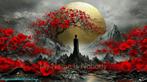A Rain of Blossoms from Nowhere - Diamond Painting of Puzzel, Verzenden, Nieuw
