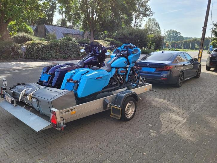 aanhangwagen motor te huur, Auto diversen, Aanhangers en Bagagewagens, Ophalen