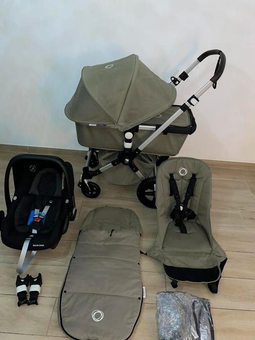 Bugaboo Cameileon 3 Dark khaki kinderwagen 3-in-1 Complete, Kinderen en Baby's, Buggy's, Zo goed als nieuw, Regenhoes, Ophalen