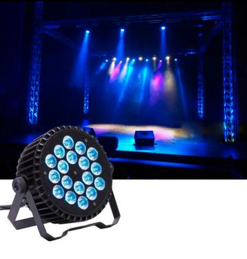 Ledpar spot 18x10 watt rgbw || nieuw ! Voorraad ! beschikbaar voor biedingen