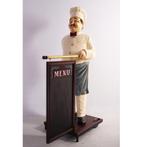 Planche à menu Cook 5 pieds — Statue de Cook, hauteur 165 cm, Enlèvement ou Envoi, Neuf