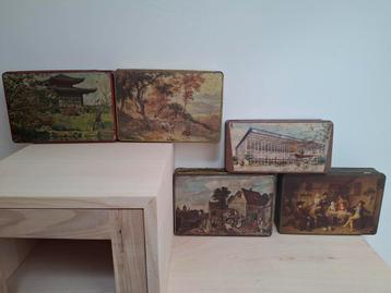 Tin of blikken doos van Jacques superchocolat. Expo 58 beschikbaar voor biedingen