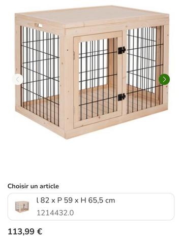 Cage Dog Palace pour chien beschikbaar voor biedingen